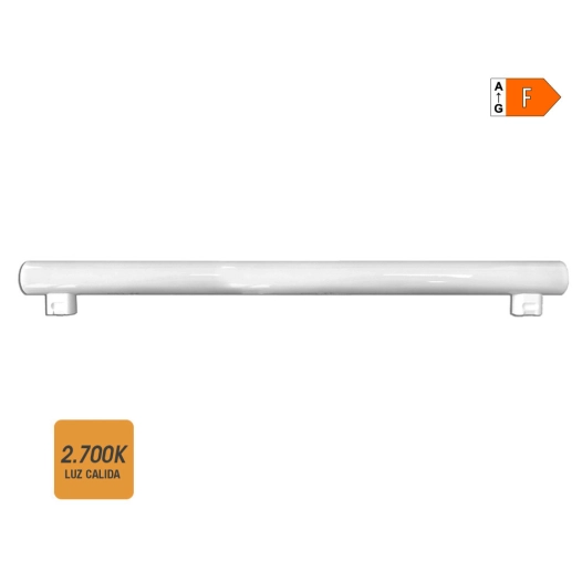 Linestra Led 2 Prises S14s 9w 700lm 2700k Lumière Chaude Ø3x50cm Edm