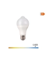 Ampoule Led Standard Avec ''CAPTEUR De Présence Et De Crépuscule'' E27 12w 1055lm 6400k Lumière Froide Ø6x11cm Edm