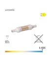 Ampoule Led Lineaire 78mm R7s 5.5w 600lm 6400k Lumière Froide Base Ceramique Ø1.5x7.8cm Edm