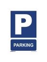 Panneau Utilisation Obligatoire ''PARKING'' (PVC 0.7mm) 30x40cm