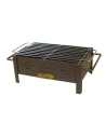 Table De Barbecue Avec Grille Zince 31x21x14cm Imex El Zorro