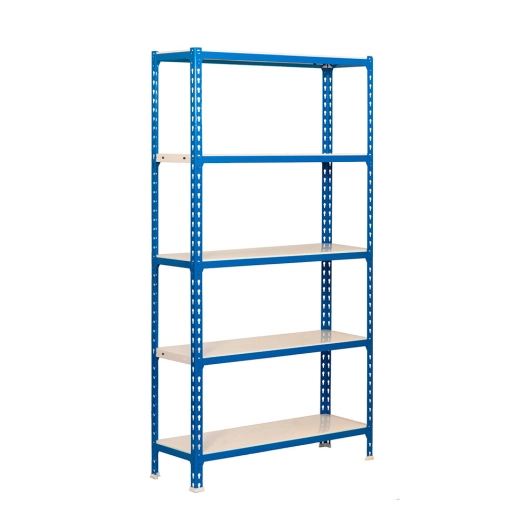 Etagère légère sans vis SIMONCLICK 5/400 BLEU/BLANC BLEU/BLANC 1800x900x400 - SIMONRACK