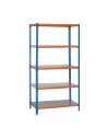 Etagère légère sans vis SIMONCLICK PLUS 5/500 BLEU/ORANG/GALVA BLEU/ORANGE/GALVA 2000x1000x500 - SIMONRACK