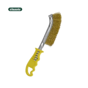 Brosse Métallique Manche Plastique Bronze F116b Mota