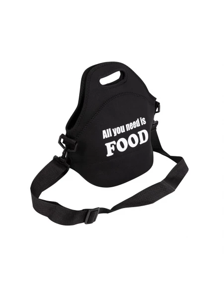 Sac À Lunch Néoprène 30x30x17cm Noir Expert Bgeu4332 San Ignacio