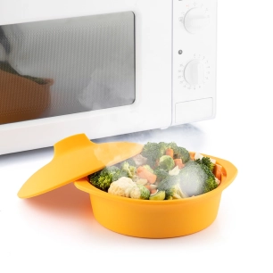 Cuiseur Vapeur Multifonction En Silicone Avec Recettes Silicotte Innovagoods.