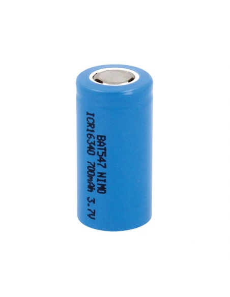 Pile Rechargeable 700ma 3,7v Lc16340 Nimo Ø16x34mm