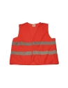 Gilet De Sécurité Réfléchissant 2 Bandes Orange Homologué