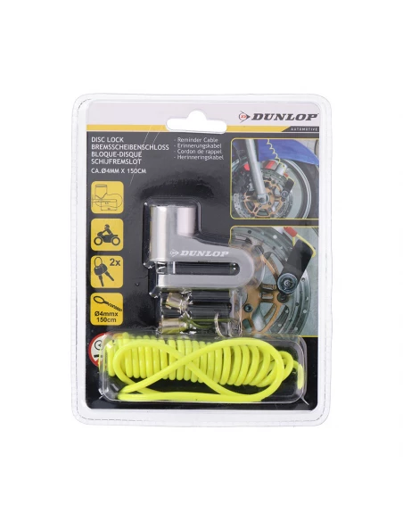 Cadenas Antivol Bloque Disque De Frein 5mm Dunlop