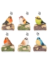 1 Figurine Oiseaux Avec Son Et Détecteur De Mouvement (MODÈLES Assorties) 12,5cm