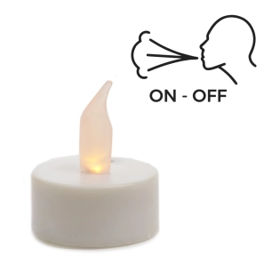 Bougie Led Fonction Soufflage On-Off Ø3,7cm