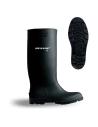 Botte En Pvc Taille 42 Haute Canne Dunlop Noire