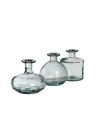 6 Bouteille En Verre Transparent Simone Ø14cmx12 Cm