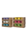 Pack De 3 Bougies Citronelle 45g Ø5x6,5cm Couleurs Assortits