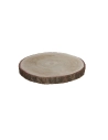 Base Decorative Tronc En Bois Hauteur 3 Cms