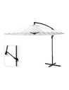 Parasol Excentrique Hauteur Maximale 3m Ø300cm Couleur: Blanc