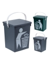 Poubelle 5 Litres Couleurs Assorties 18x16.5x23.5cm