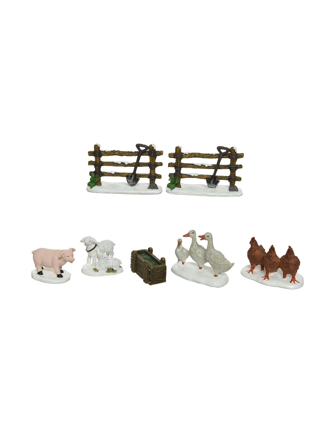 Figurines animaux de la ferme - 5 pièces