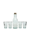 Ensemble De Bouteille Et 4 Verres 100% Recyclés 825593