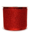 4 Ruban A Paillettes Rouge 270x6.3cm.