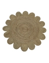 Tapis Jute Bord Denté Diam.90cm