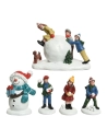 Pack 5 figurines En Polyrésine Divers Modèles pour Noel