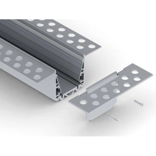 embout pour profilé de plaque de plâtre rpl35us, sans trou de câble