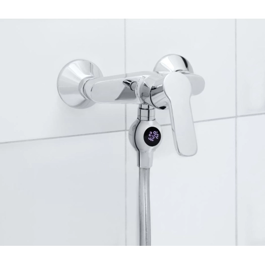 Afficheur de débit et de température pour douche - Neoperl