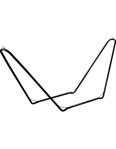 support hamac acier noir