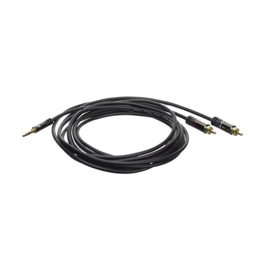 câble de connexion audio de 3.5 mm vers 2 x rca - 1.5 m