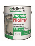 Peinture Façade 100% pliolite 2.5 litres blanc - ADDICT