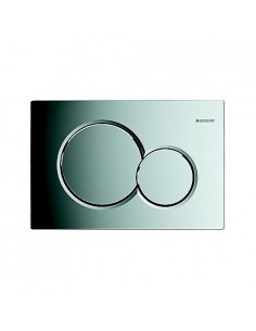 Plaque Chasse D'eau Geberit Plaque De Chasse D'eau Double Pour Geberit Sigma01 - Finition Chromée - Panneau De Bouton De Chasse Plaque Double Poussoir
