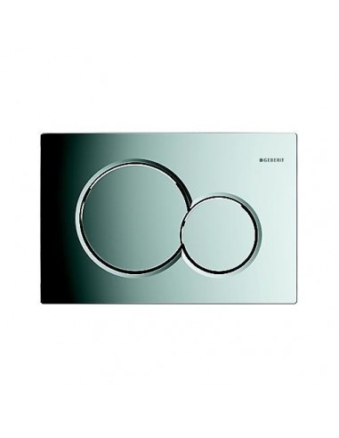 Mendorio Plaque De Commande WC, Compatible Avec Geberit Sigma, UP300&UP320, Avec Double Chasse, Dimensions 243×162 Mm, Équipée D'un Set De Leviers De Chasse Et D'un Cadre D'Installation.(Noir