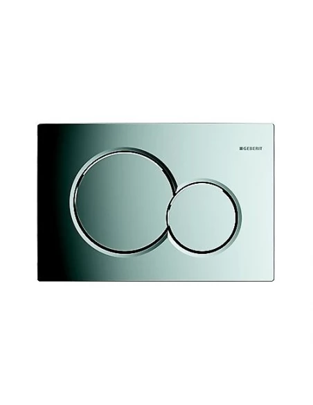 Plaque chromée chasse d'eau wc geberit up320