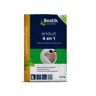 Enduit 4 En 1 Poudre Sac 25kg - BOSTIK