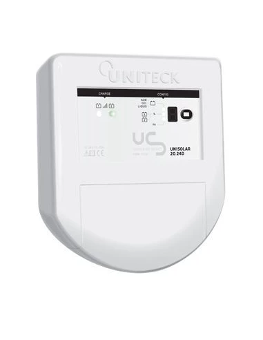 Régulateur De Charge Solaire Pwm - 12v/24v - 20a - Double Batterie - UNISOLAR 20.24 D - UNITECK