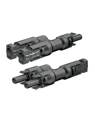 Connectique Solaire - KIT CONNECTEURS SOLAIRES PARALLELE 2 PANNEAUX - UNITECK