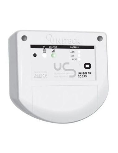 Régulateur De Charge Solaire Pwm - 12/24v - 20a - UNISOLAR 20.24S - UNITECK
