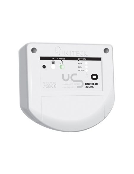 Régulateur De Charge Solaire Pwm - 12/24v - 20a - UNISOLAR 20.24S - UNITECK