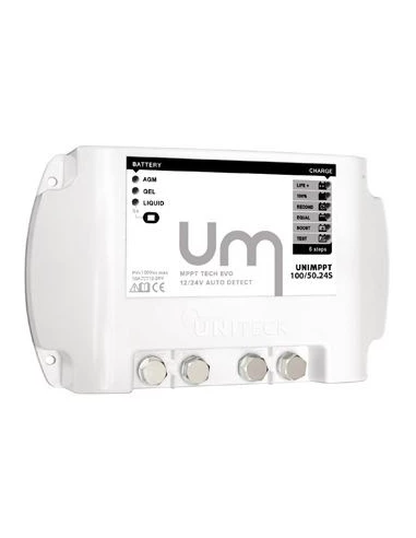 Regulateur De Charge Solaire Mppt - 12/24v - 50a - UNIMPPT 100/50.24S - UNITECK