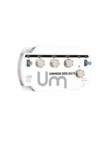 Repartiteur De Charge 12.24v - 200a - 3 Sorties - UNIMOS 200.24/3 - UNITECK