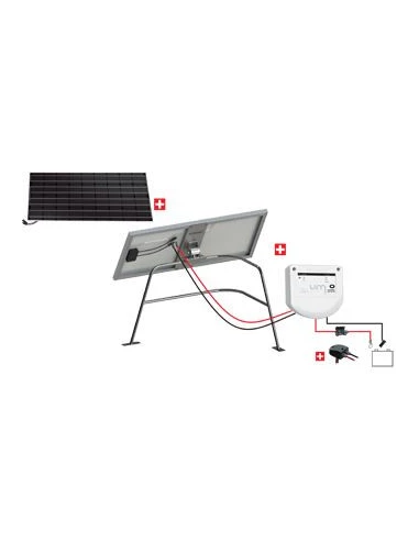 Kit Nautisme 100w - 12v Panneau Monocristallin - Mppt Support Balcon - KIT NAUTISME 100W 12V -