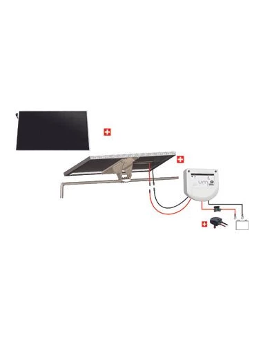 Kit Nautisme 150w - 12v Panneau Back Contact - Mppt Support Portique Inclinable - UNITECK