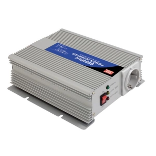 mean well - convertisseur cc-ca à onde sinusoïdale modifiée - 600 w - prise allemande
