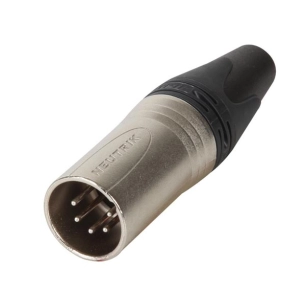 neutrik - connecteur xlr, 5 points mâle, argenté, nickel