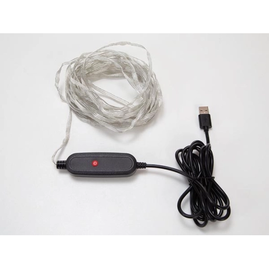 tuya led - 7.5 m - 75 lampes multicolore - càble transparant - smart