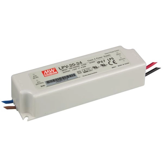 alimentation à découpage - 1 sortie - 20 w - 24 v
