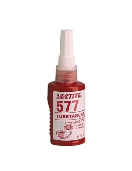 Racord étanche 50 ml LOCTITE577 - Étanchéité des raccords hydrauliques et pneumatiques jusqu'à 40mm