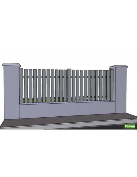 Clôture aluminium ajourée sur mesure