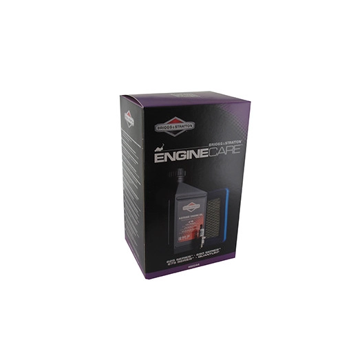 Kit D'entretien Pour Tondeuses 600 Série, Quantum Briggs & Stratton. Composé D'un Bidon D'huile De 0,6 L Sae30, D'un Filtre À Ai